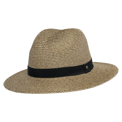 Sunday Afternoons Hats Havana Toyo Straw Fedora Hat - Natural-Black