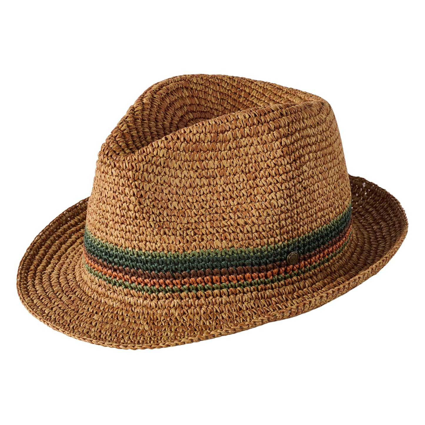 Failsworth Hats Santo Crocheted Toyo Straw Trilby Hat - Bronze