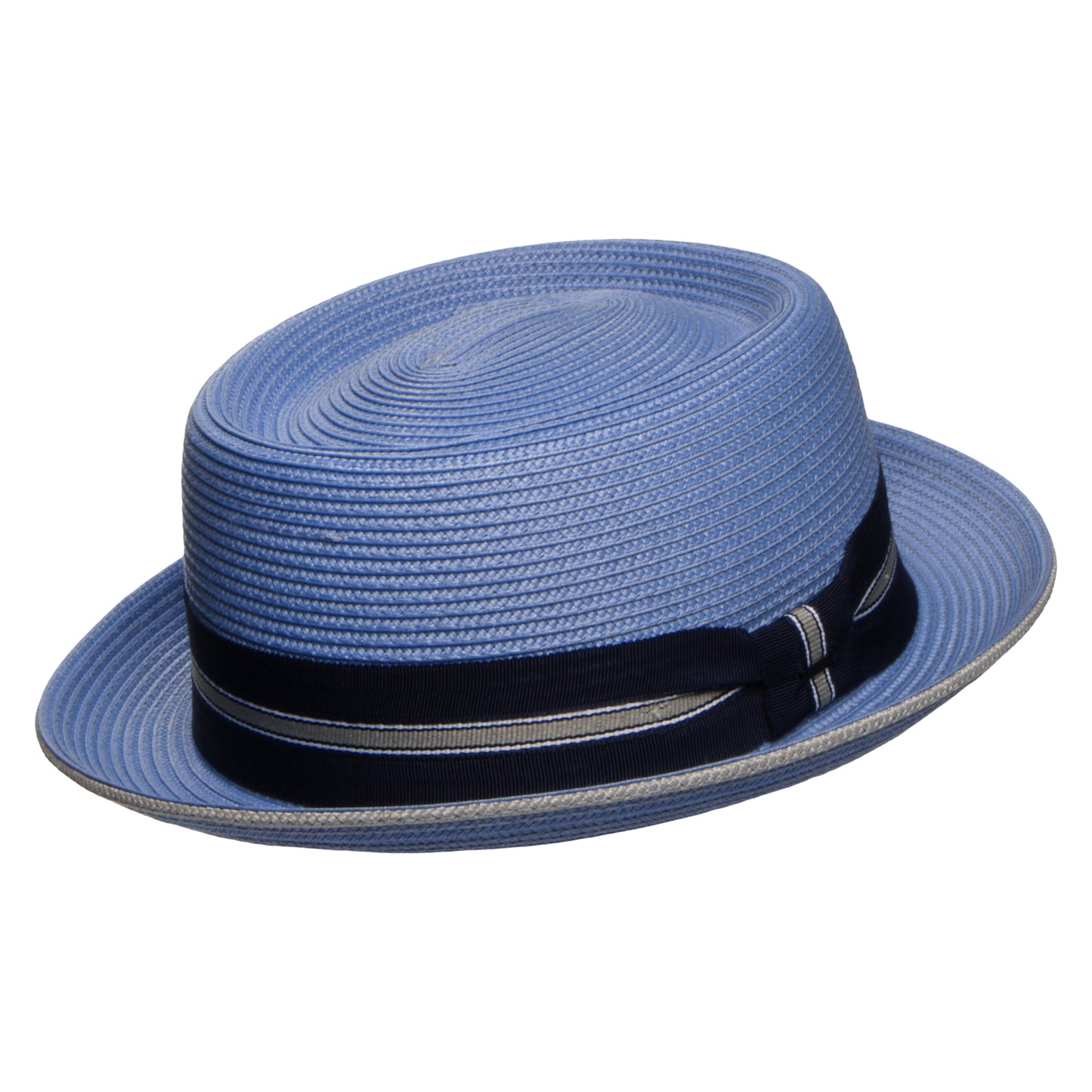 Bailey Hats Carver Pork Pie Hat - Mid Blue
