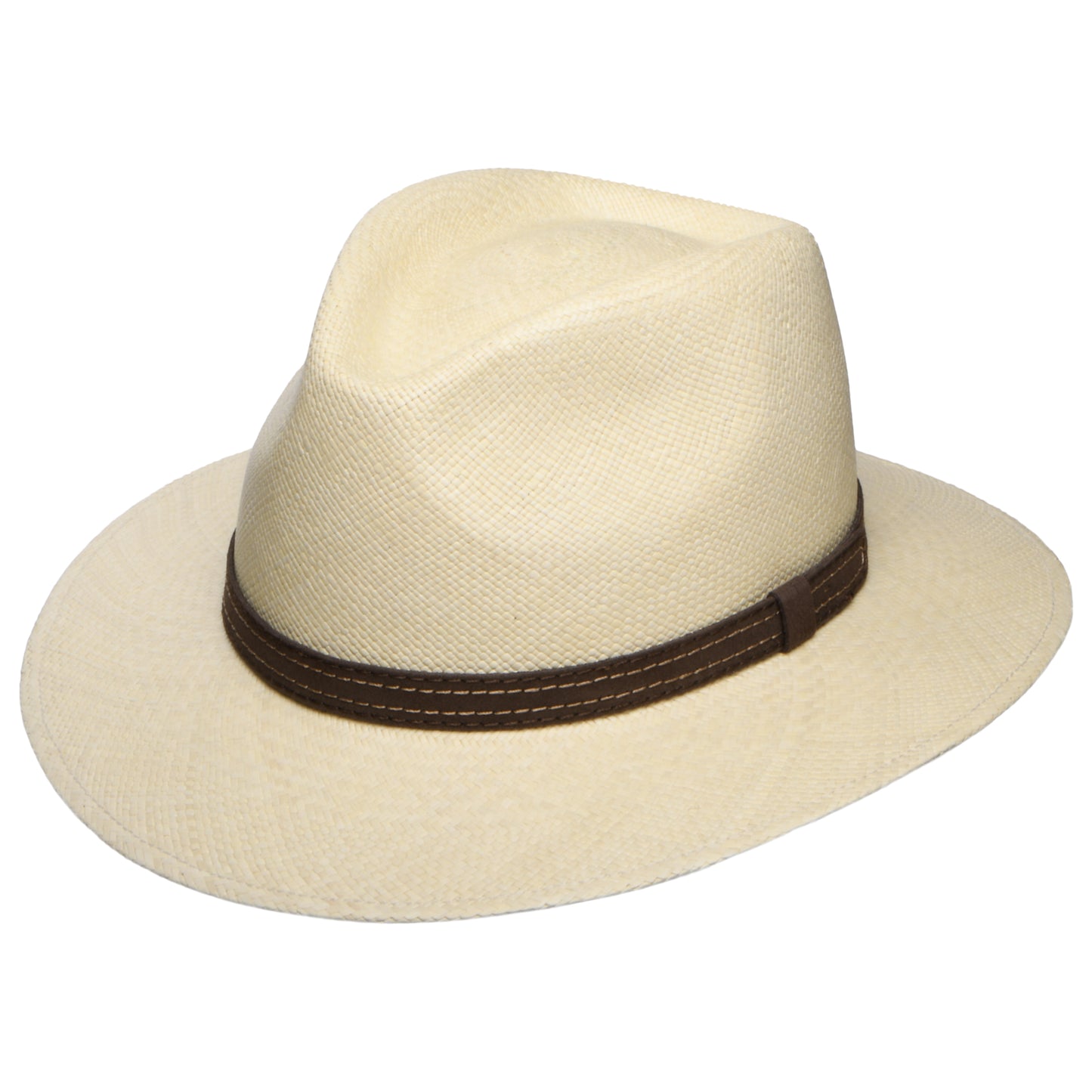 City Sport Traveller Panama Safari Fedora Hat - Natural