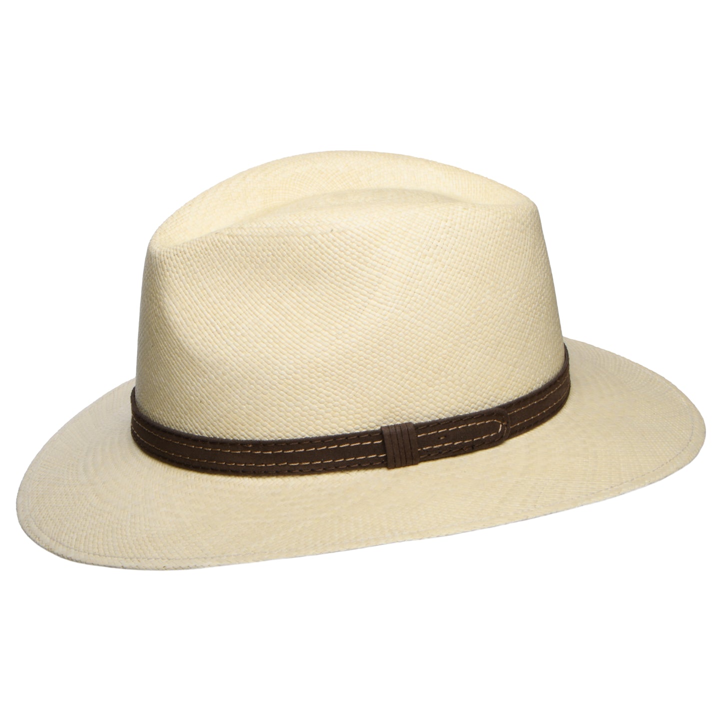City Sport Traveller Panama Safari Fedora Hat - Natural