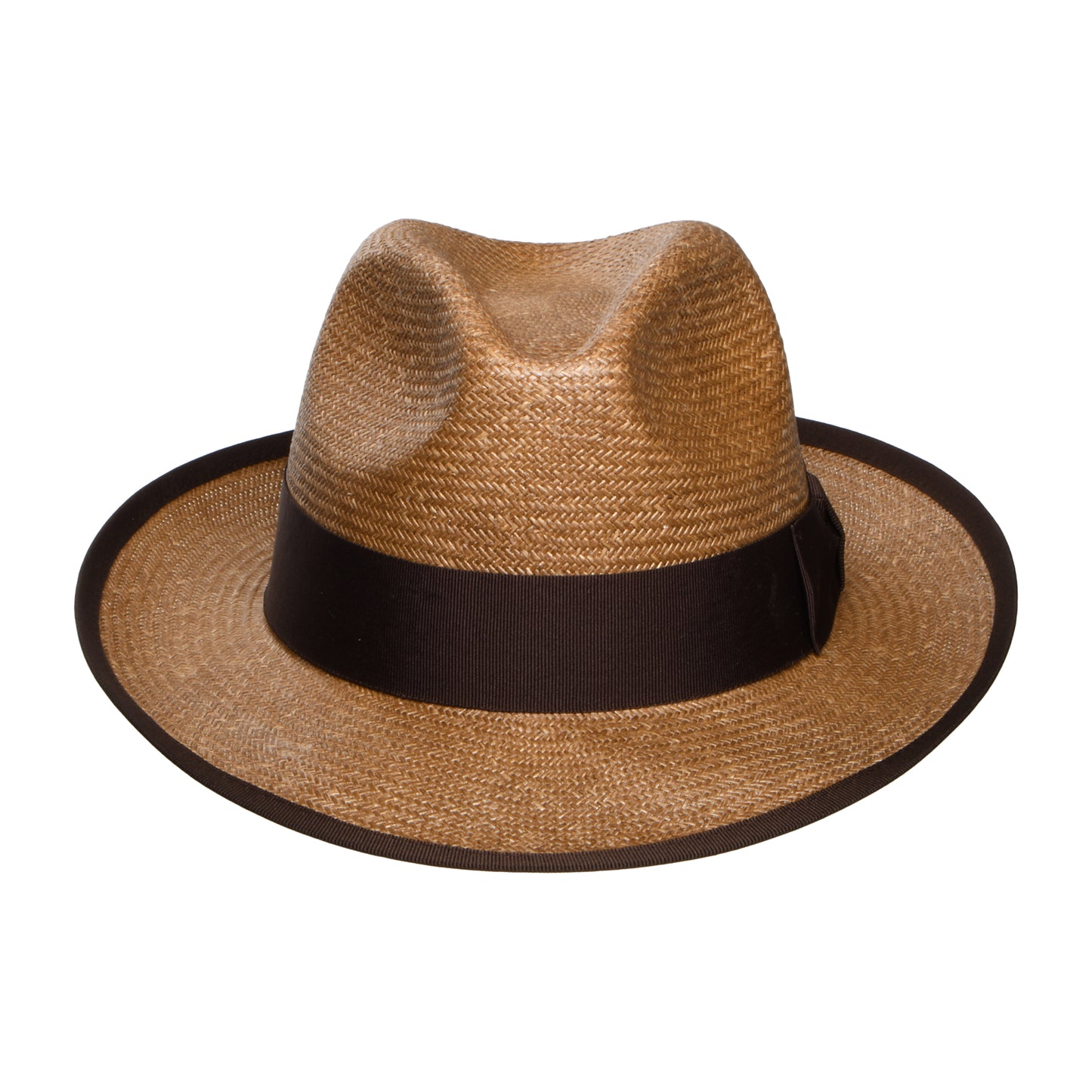 Denton Hats Mayfair Toyo Straw Fedora Hat - Light Brown
