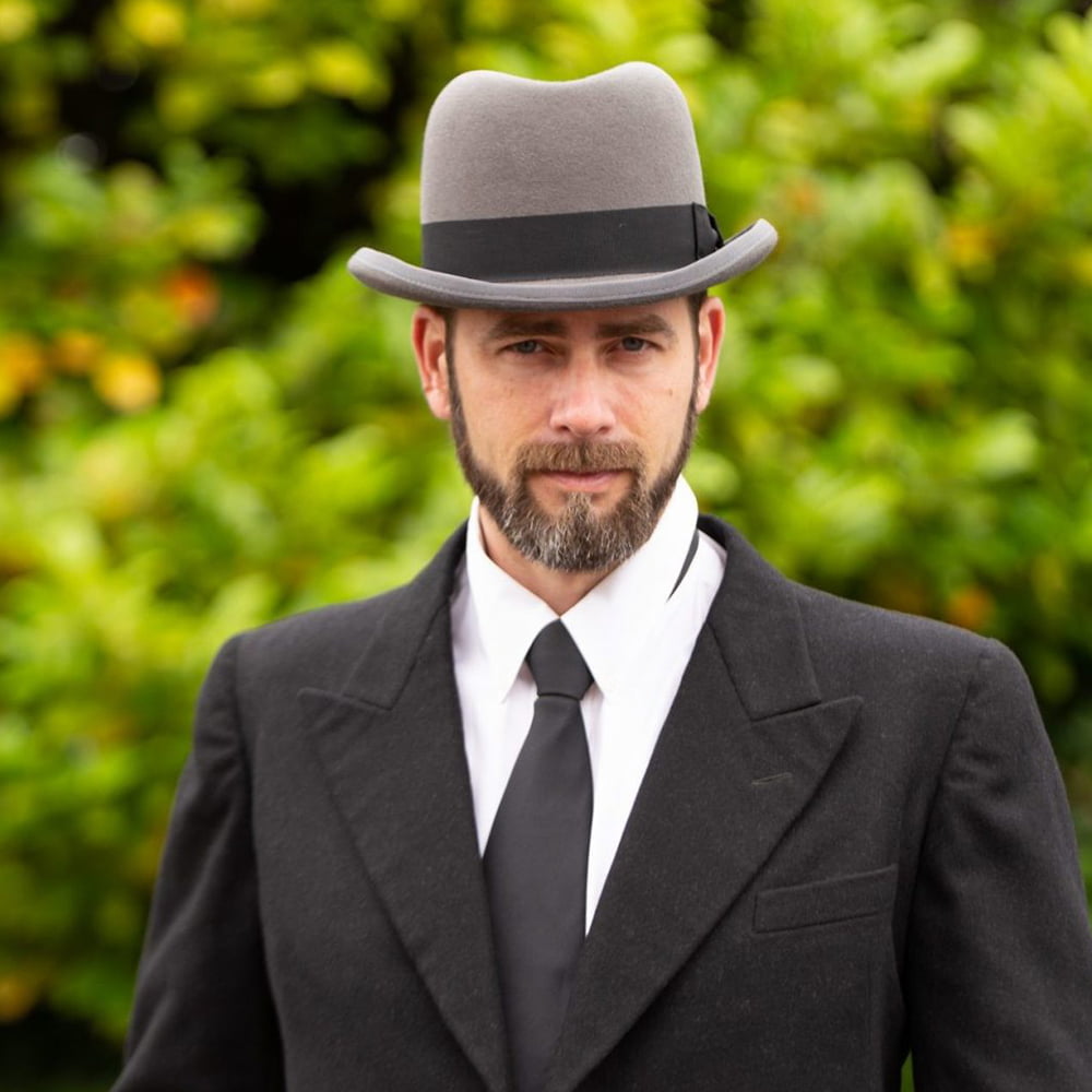 Denton Hats Churchill Homburg - Grey