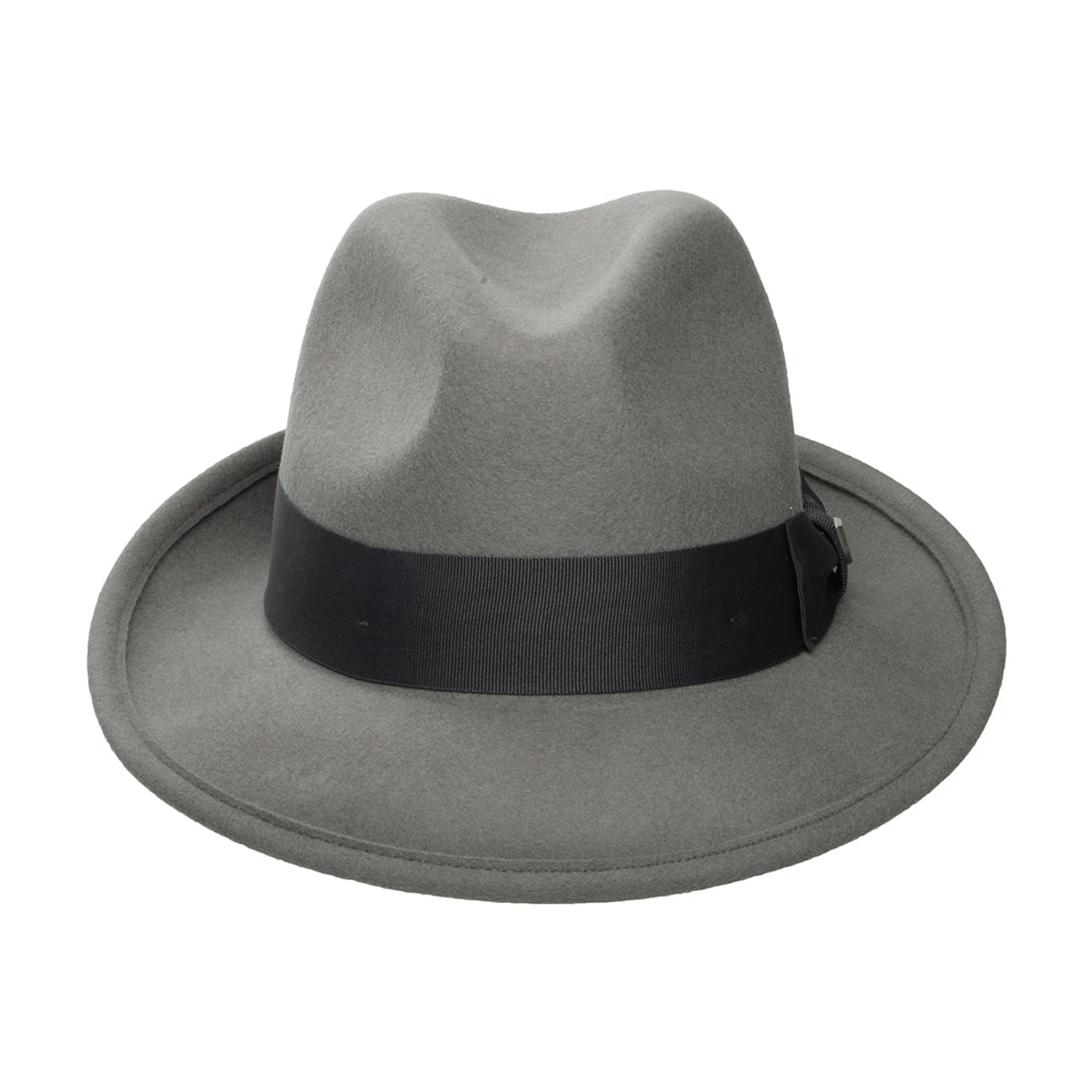 Brixton Hats Horton Wool Felt Convertabrim Fedora Hat - Grey