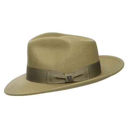 Brixton Hats Swindle Convertabrim Wool Felt Fedora Hat - Bronze