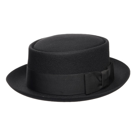 Christys Hats Wool Felt Pork Pie Hat - Black