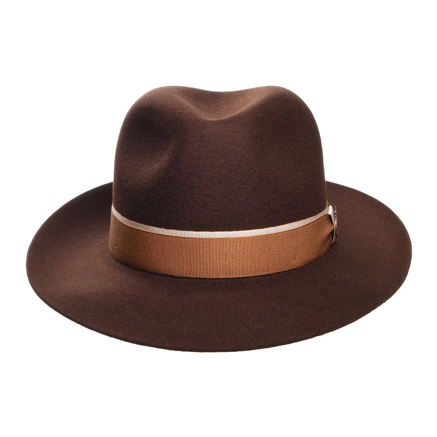 Christys Hats Lingfield Wool Felt Fedora Hat - Brown