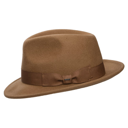 Bailey Hats Maglor Wool Felt Trilby Hat - Tan