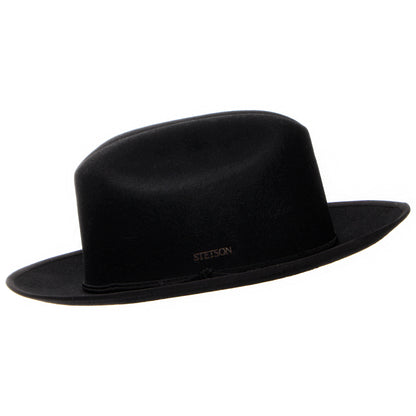 Stetson Hats Plains Water Resistant Wool Felt Cowboy Hat - Black