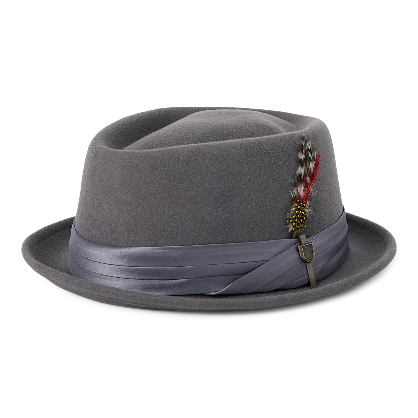Brixton Hats Stout Wool Felt Pork Pie Hat - Charcoal