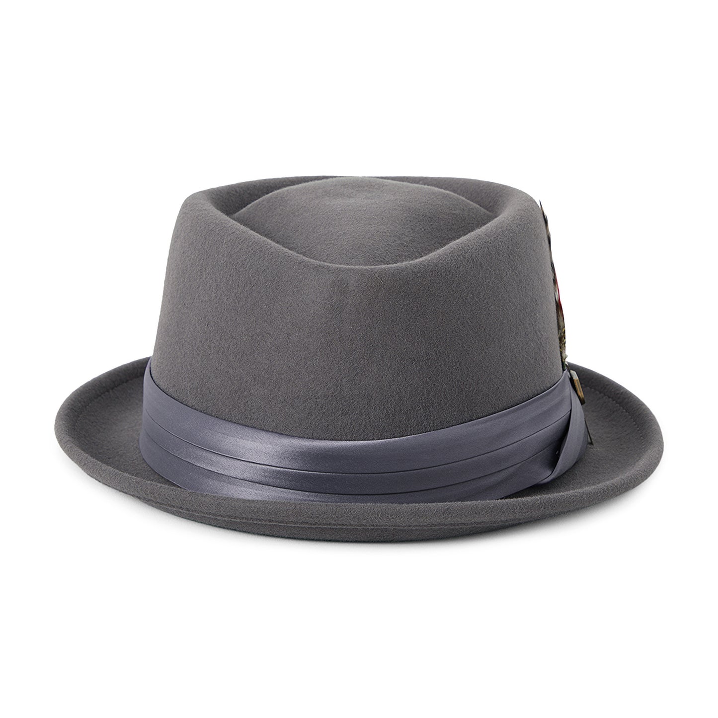 Brixton Hats Stout Wool Felt Pork Pie Hat - Charcoal