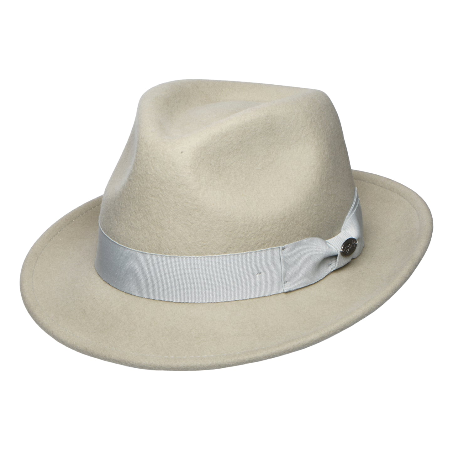 Bailey Hats Maglor Wool Felt Trilby Hat - Light Grey