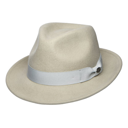 Bailey Hats Maglor Wool Felt Trilby Hat - Light Grey