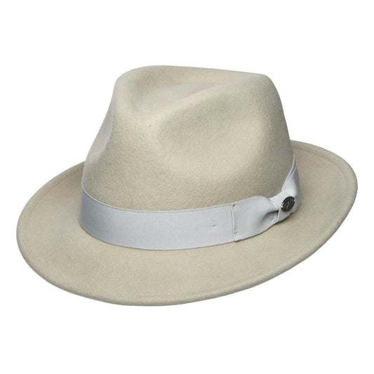 Bailey Hats Maglor Wool Felt Trilby Hat - Light Grey