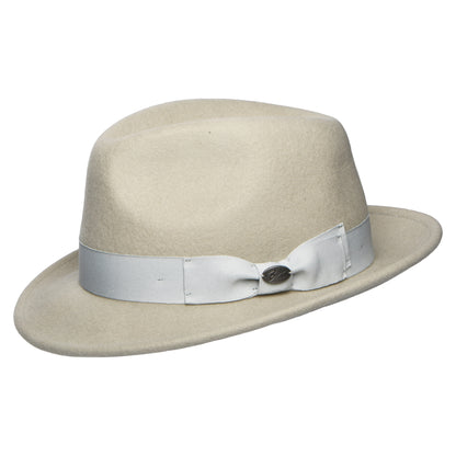 Bailey Hats Maglor Wool Felt Trilby Hat - Light Grey