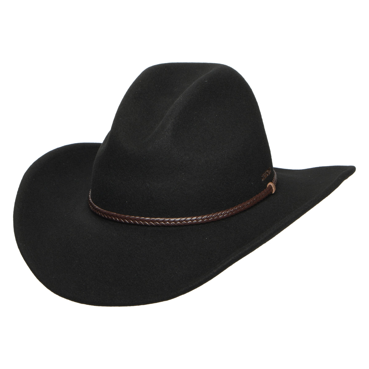Stetson Hats Oklahoma Water Resistant Wool Felt Cowboy Hat - Black