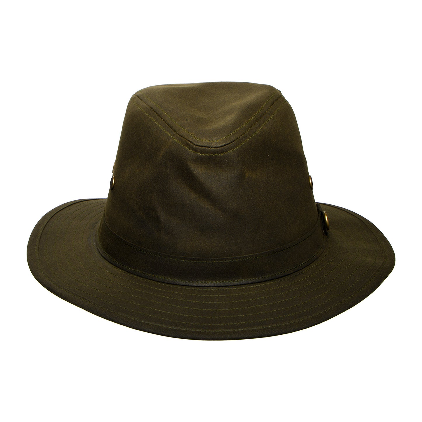 Barbour Hats Crayton Waxed Cotton Safari Hat - Olive