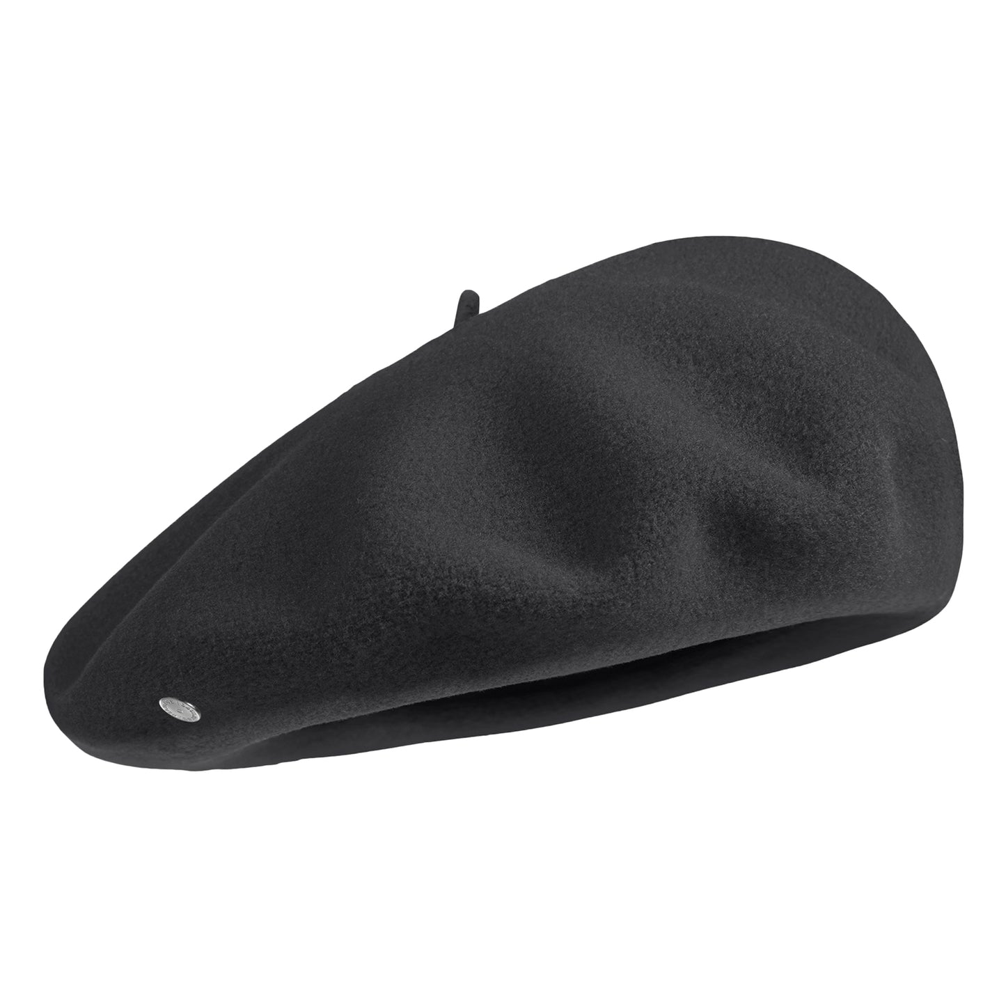 Laulhère Authentique Merino Wool Beret - Charcoal