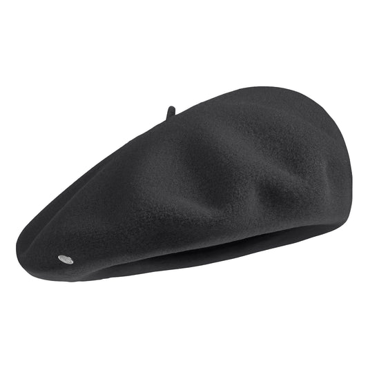 Laulhère Authentique Merino Wool Beret - Charcoal