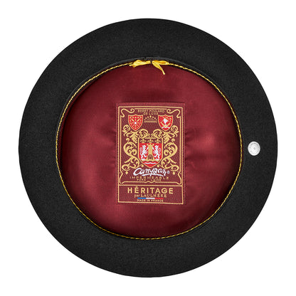 Laulhère Campan Luxury Merino Wool Beret - Black