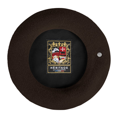Laulhère Authentique Merino Wool Beret - Brown