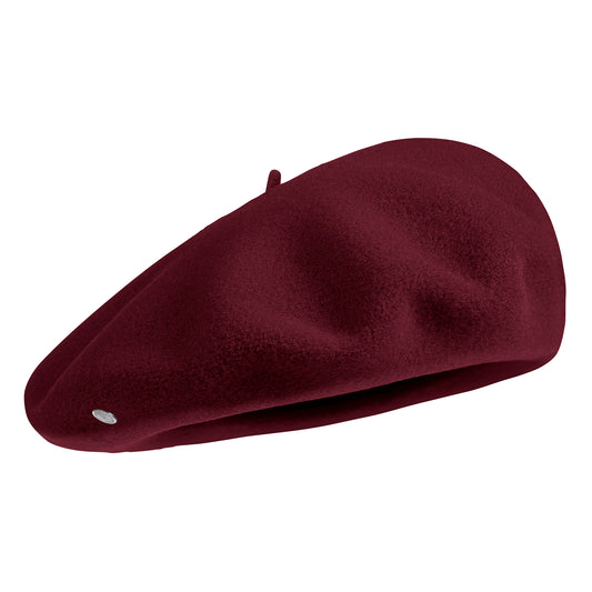 Laulhère Authentique Merino Wool Beret - Plum