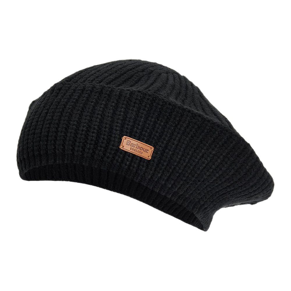 Barbour Hats Beldon Knitted Beret - Black