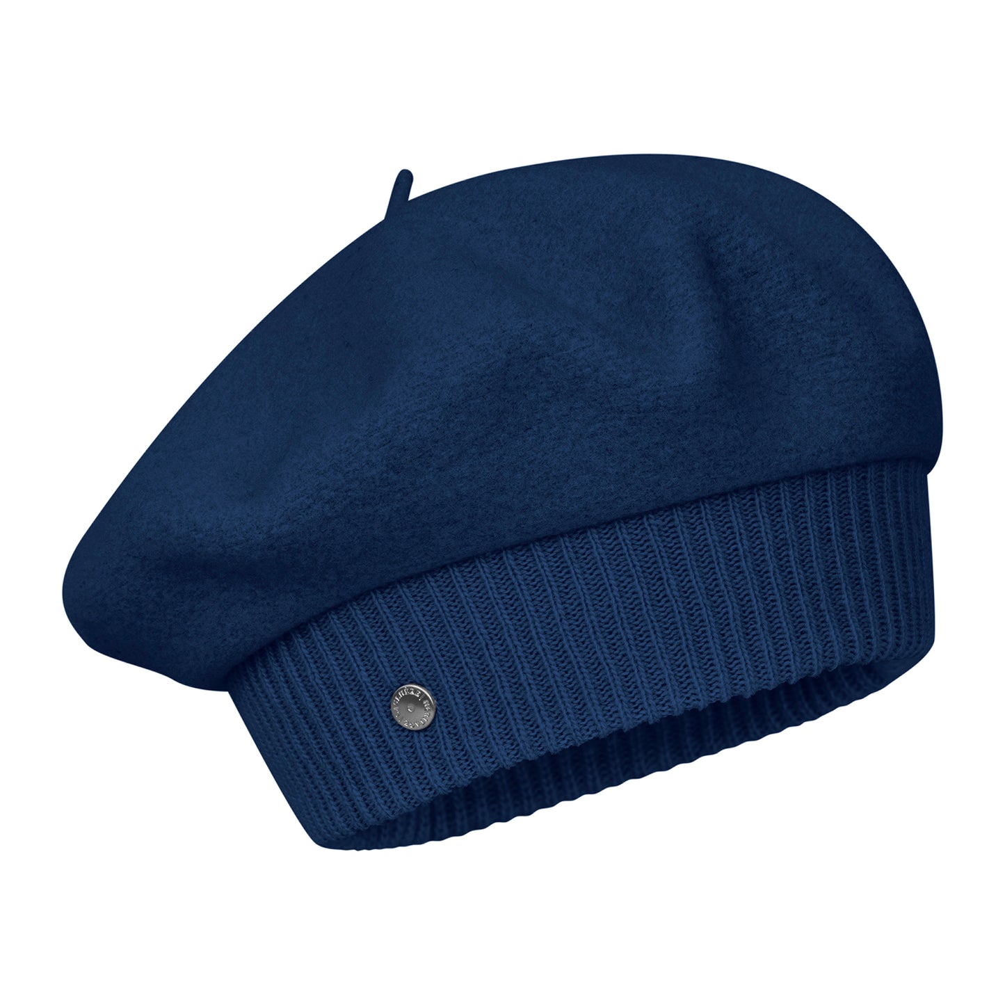 Laulhère Louvre Merino Wool Beret - Blue