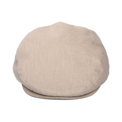 Jaxon & James Linen Flat Cap - Natural