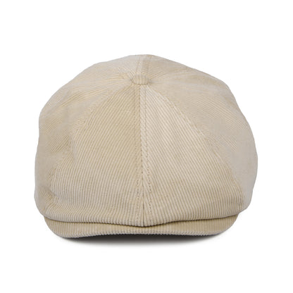 Brixton Hats Brood Lightweight X Snap Corduroy Newsboy Cap - Off White