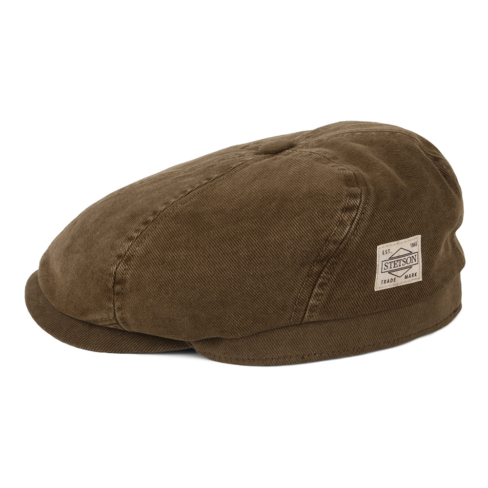 Stetson Hats Soft Cotton Newsboy Cap - Natural