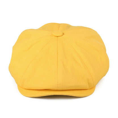 Christys Cotton 8 Piece Newsboy Cap - Yellow