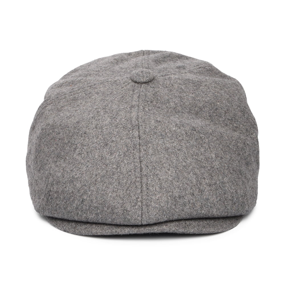 Brixton Hats Brood Flannel Newsboy Cap - Dark Grey Heather
