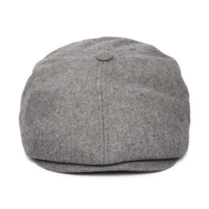 Brixton Hats Brood Flannel Newsboy Cap - Dark Grey Heather