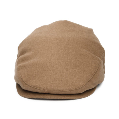 Brixton Hats Hooligan Melton Wool Flat Cap - Camel