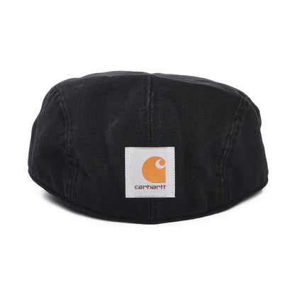 Carhartt WIP Hats Webster Cotton Canvas Duckbill Flat Cap - Black