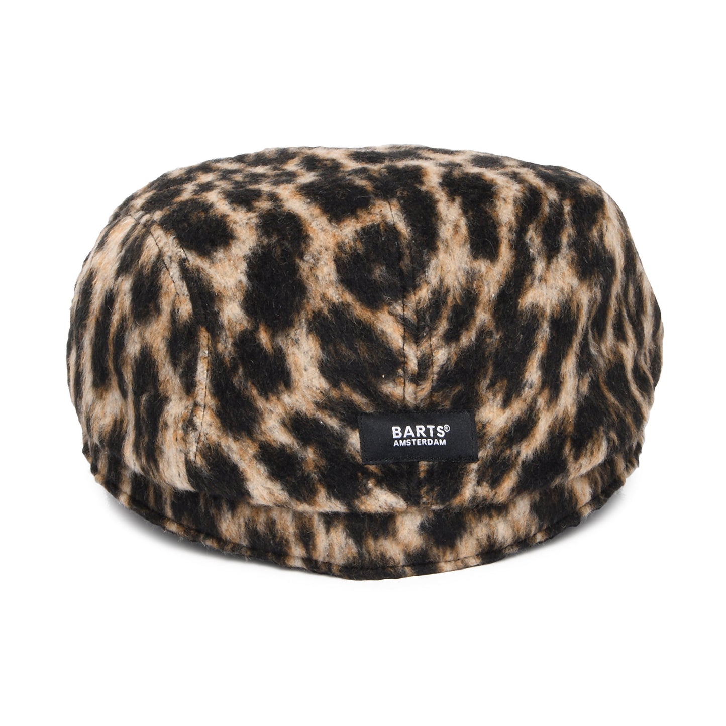 Barts Hats Systa Leopard Wool Blend Flat Cap - Brown