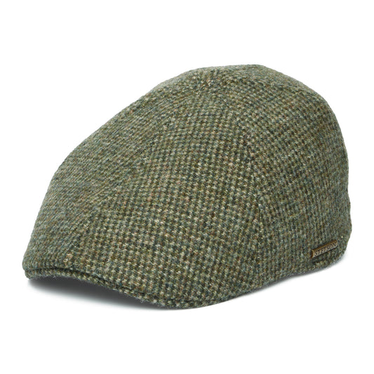 Stetson Hats Texas Wool Duckbill Flat Cap - Olive