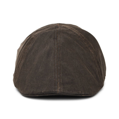 Stetson Hats Weathered Duckbill Flat Cap - Brown