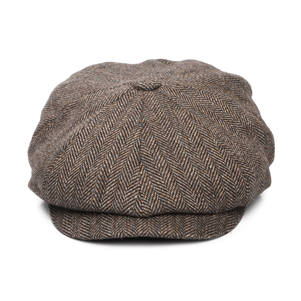 Barbour Hats Fyne Tweed Newsboy Cap - Brown