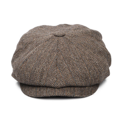 Barbour Hats Fyne Tweed Newsboy Cap - Brown
