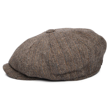 Barbour Hats Fyne Tweed Newsboy Cap - Brown