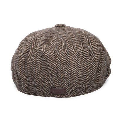 Barbour Hats Fyne Tweed Newsboy Cap - Brown