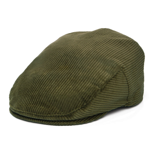 Barbour Hats Westdale Corduroy Flat Cap - Olive