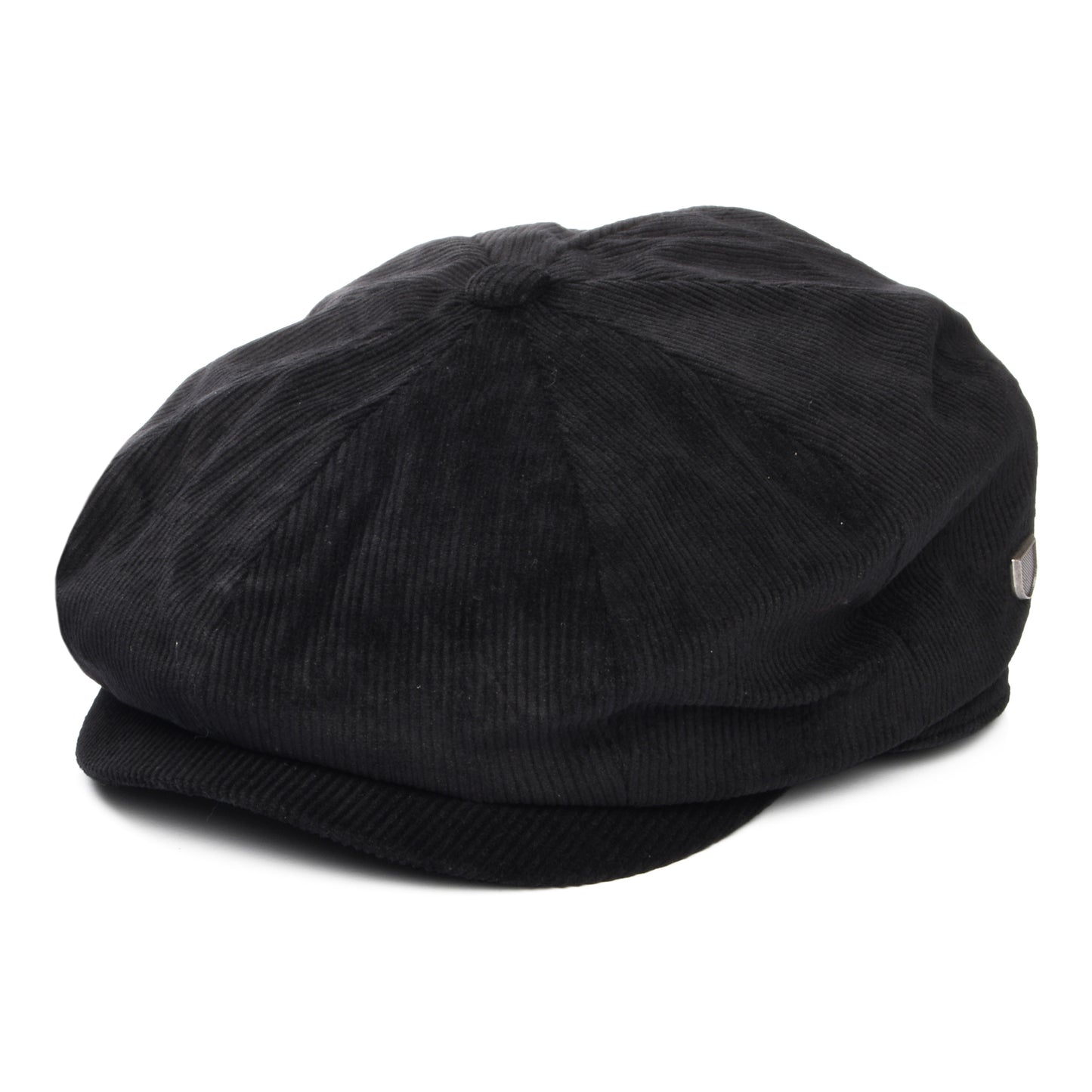 Brixton Hats Brood Corduroy Baggy Newsboy Cap - Black