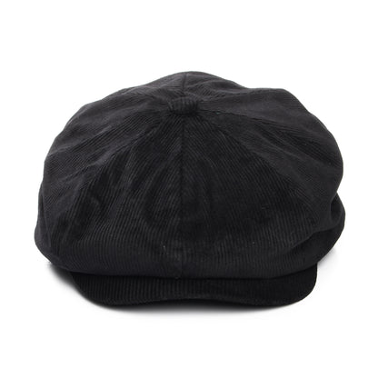 Brixton Hats Brood Corduroy Baggy Newsboy Cap - Black