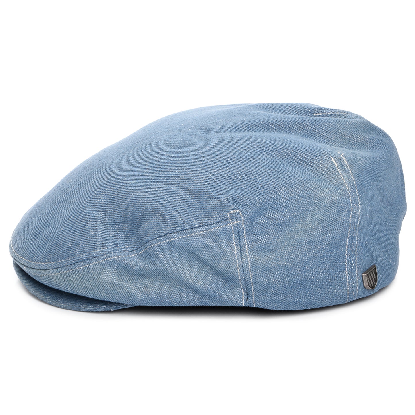 Brixton Hats Hooligan Denim Flat Cap - Blue