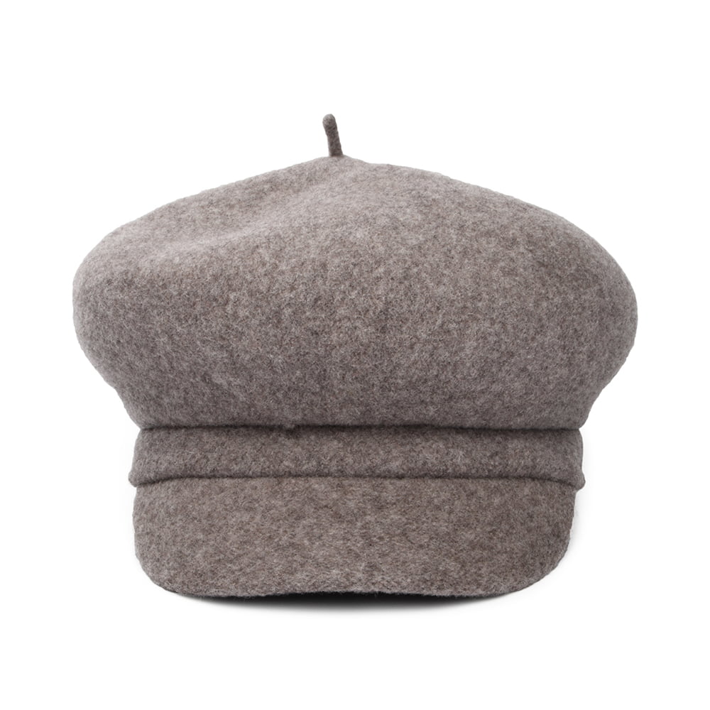 Whiteley Hats Vanessa Wool Baker Boy Cap - Taupe
