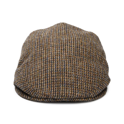 City Sport Royal HARRIS TWEED Flat Cap - Brown-Blue