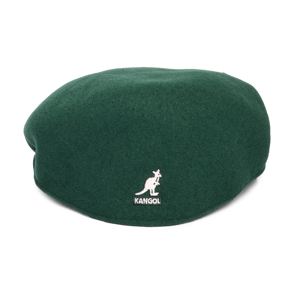 Kangol 504 Wool Flat Cap - Emerald
